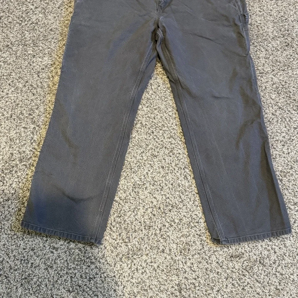 Carhartt Rugged Flex Relaxed Fit Duck Utility Gray Work Pants Men's 40x30